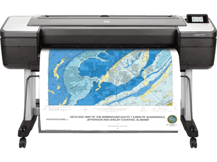 HP DesignJet T1700dr 44-in PostScript Printer