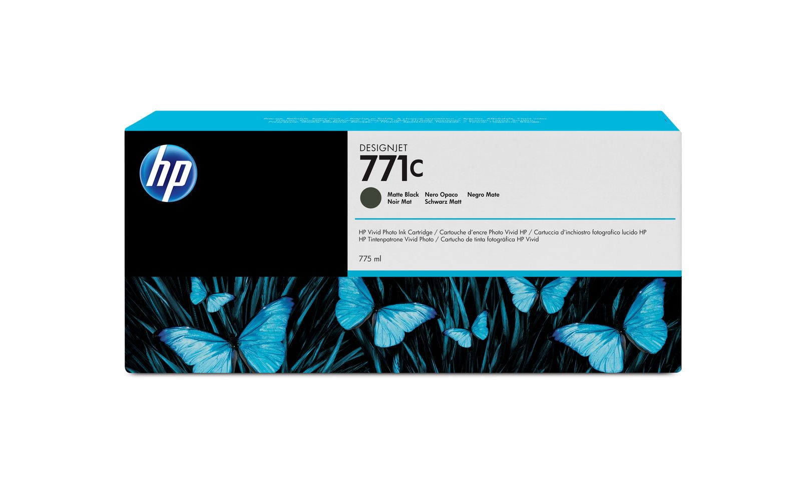 No. 771 Ink Cartridge - Matte Black - 775ml