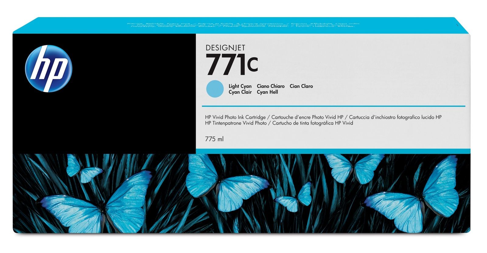 No. 771 Ink Cartridge - Light Cyan - 775ml