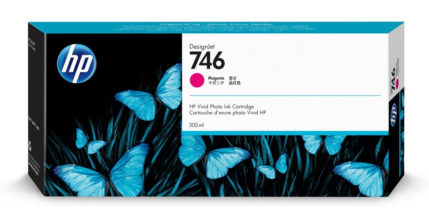 HP No. 746 Ink Cartridge Magenta - 300ml
