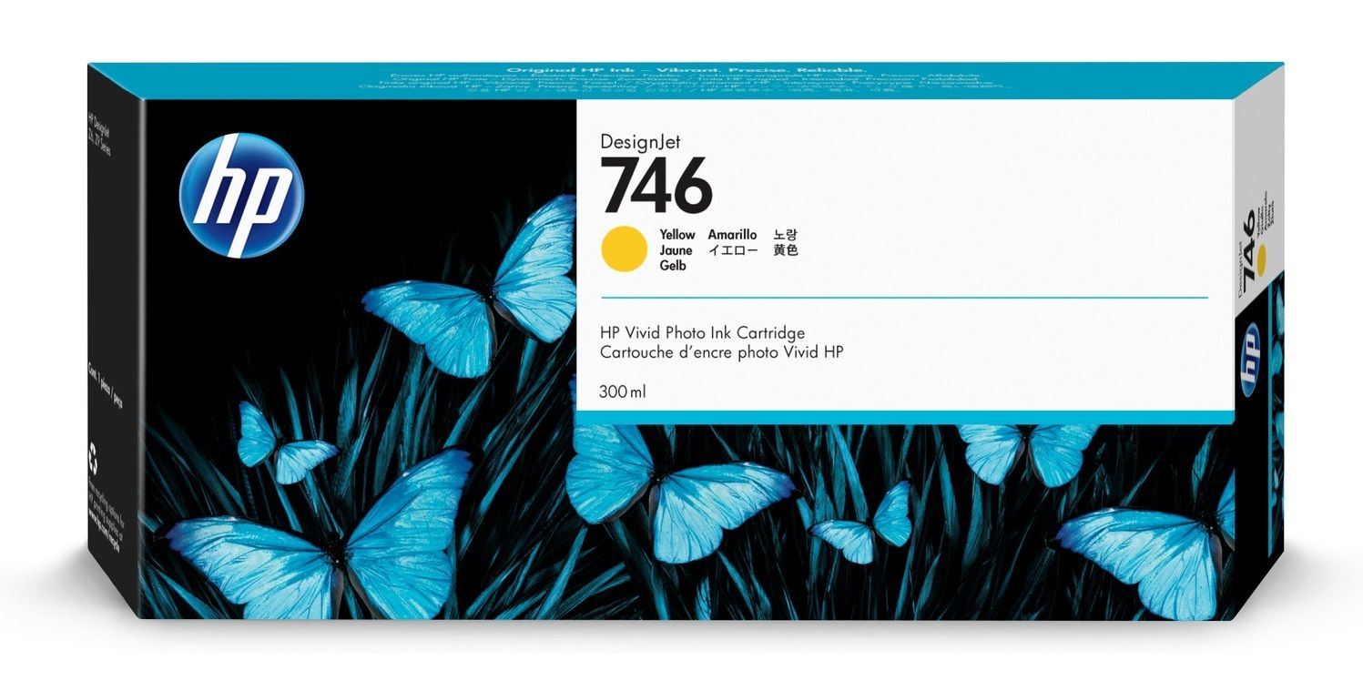 HP No. 746 Ink Cartridge Yellow - 300ml