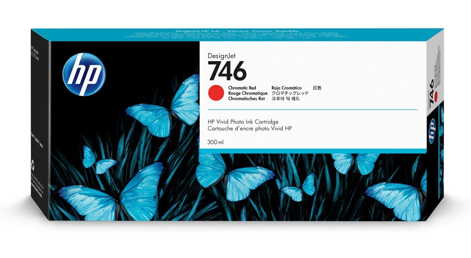 HP No. 746 Ink Cartridge Chromatic Red - 300ml
