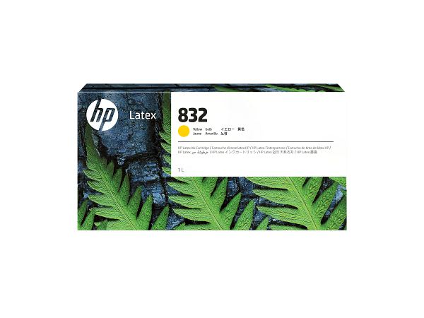 HP 832 1-Litre Yellow Latex Ink Cartridge